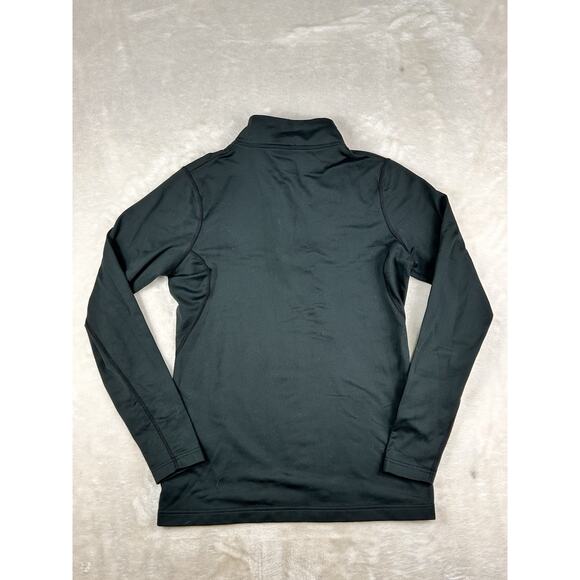 Women's Nike Fit Hyper Warm 1/3 Zip Pullover 284313-010 Large Black Running - Picture 2 of 7